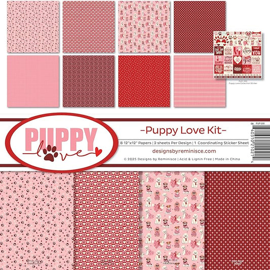 Reminisce Puppy Love Scrapbook Collection KIT