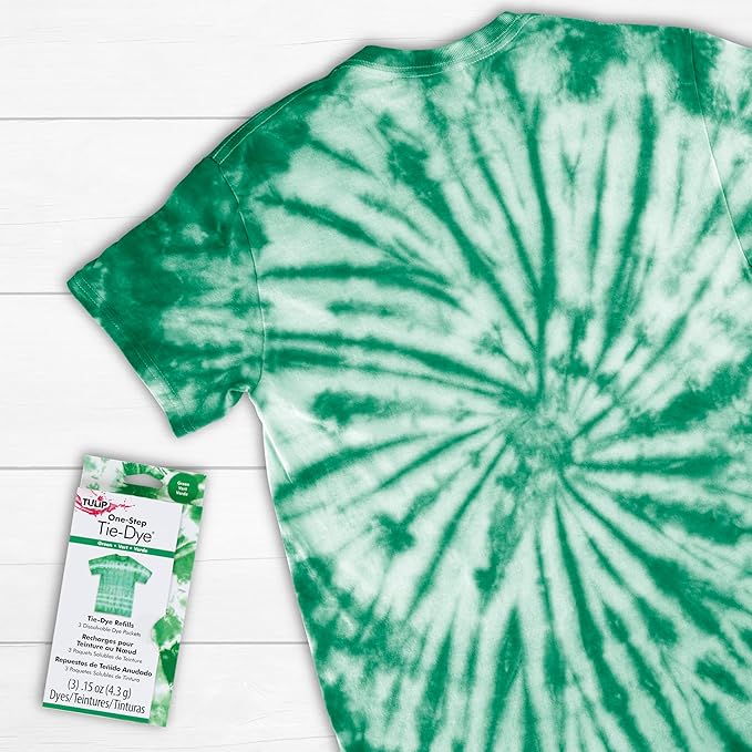 Tulip One-Step Tie-Dye Kit Dye Refill Packs, Green