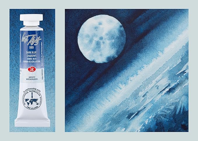 White Nights Extra Fine Artists Grade Professional Watercolor Set 3 * 10ml Tubes Granulating Colors by Nevskaya Palitra (Depth)