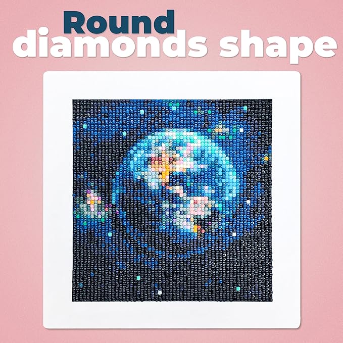 LuwoArte 6 Pack Diamond Painting Kits for Adults – Art of the Universe & Outer Space Style– Full Drill DIY Paint Gem Art for Adults – Brilliant 5D Diamond Painting Kit – Relaxing Craft for Wall Décor