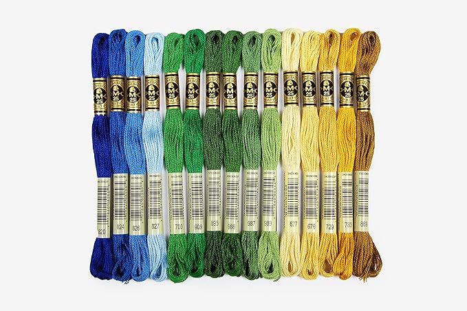 DMC Embroidery Floss Pack - Holiday Decor - 8.7 Yards - 30 skeins