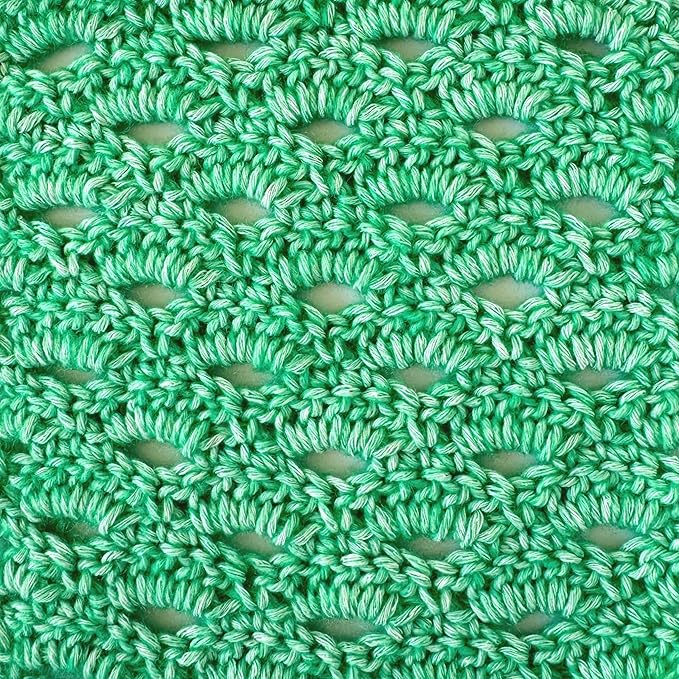 Cotton to The Core Cotton Yarn for Crocheting, 6-Pack (852 Yds / 300G), Free Patterns, Beginners Friendly - Soft Baby Yarn for Knitting - 3 DK Light Worsted Weight - Jade Green