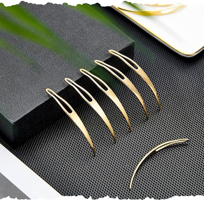 WILLBOND Hair Clip Kit for Dreadlocks, 12 Pieces Interlocking Crochet Needles and Hair Tools for Maintaining Locs, 3 Colors, Unisex Adults