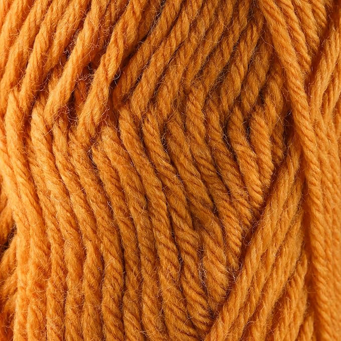 10 Skeins of Sensy Roving Yarn, 3.5 oz, 132 Yards, Gauge 5 Bulky (Mustard)
