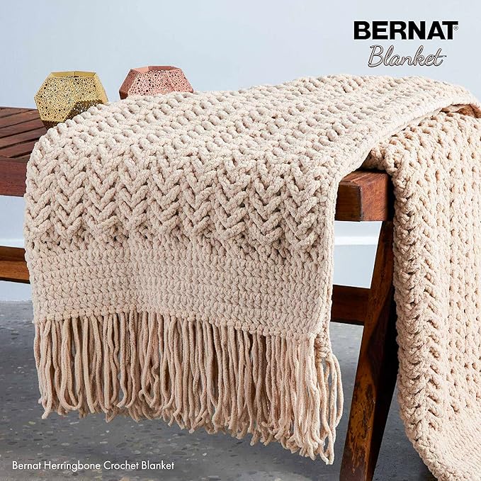 Bernat Blanket Bright Yarn, Royal Blue