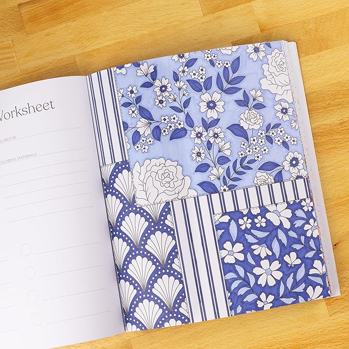 Elyse Breanne Design | Coastal Americana Coloring Book | 40 Pages | 8.5x10 inches | Coastal Coloring Pages
