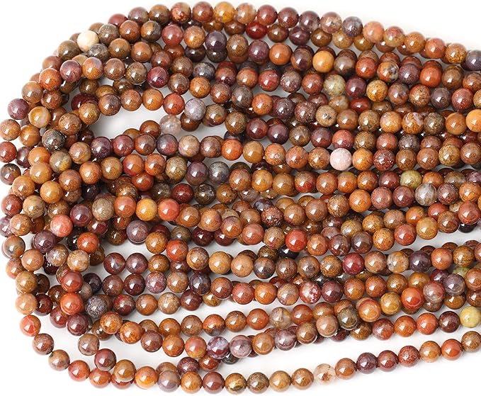 60PCS 6mm Natural Aqua Nueva Agate Round Loose Beads DIY Bracelet Necklace Materials 1 Strand 15"