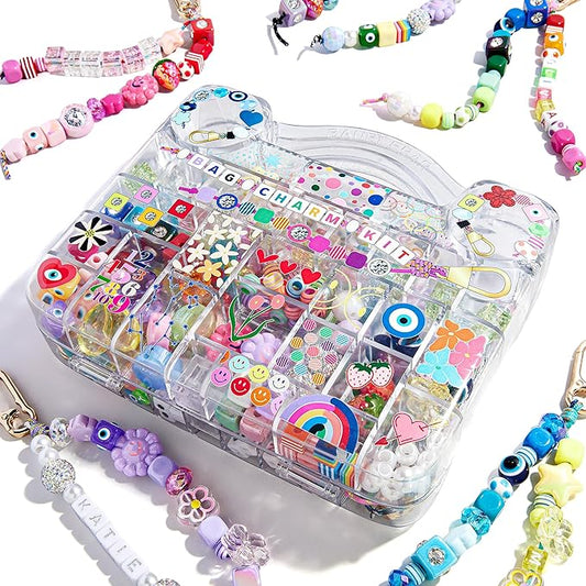 BaubleBar Ultimate DIY Bag Charm Kit | Oprah’s Favorite Things | Great for a Gift, Party, or Family Activity | Keychain Jewelry Making Kit with Beads | DIY Customizable Crafts for All Ages