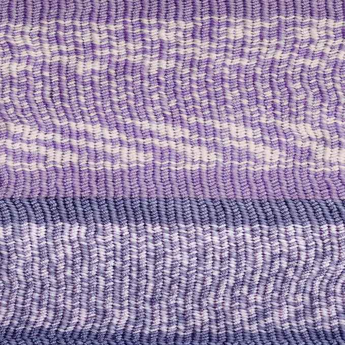 Lion Brand Yarn Wool Ease Fair Isle, Yarn for Knitting, Thistle/Orchid, 1 Pack