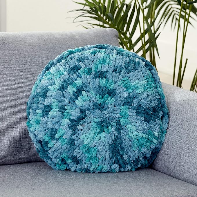 Bernat Alize Blanket-EZ Yarn, Seaport Teals
