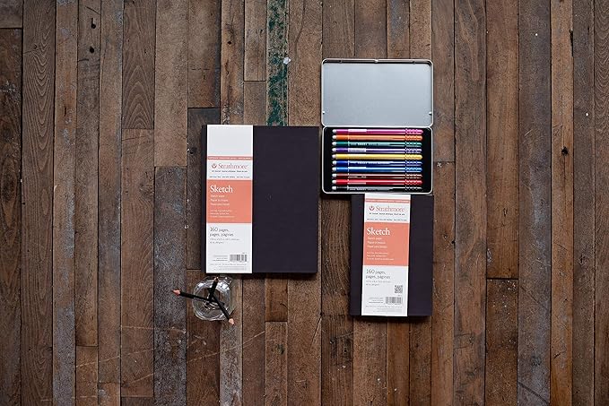 Strathmore 480-7 Softcover Art Journal, 7.75" x 9.75", White,160 Pages