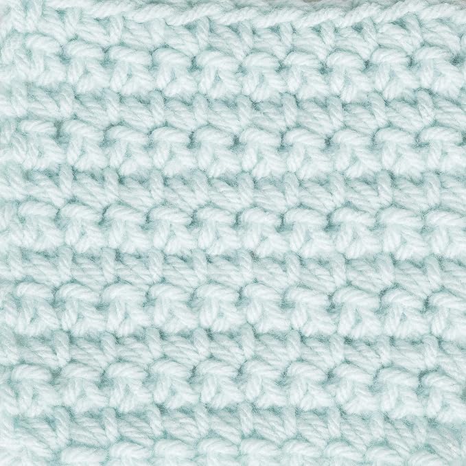 Caron One Pound Solids Yarn, 16oz, Gauge 4 Medium, 100% Acrylic - Pale Green- For Crochet, Knitting & Crafting ( 1 Piece )