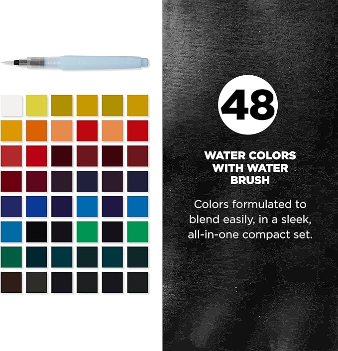 SAKURA XNCW-48N Koi Watercolor Field 48 Color Sketch Set
