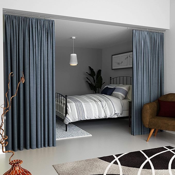 Wallniture Curtain Drape Wire Rod Set for Tapestry, Kids Crafts, Wall Decor Picture Hanging Kit