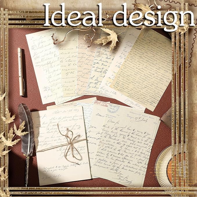 Zonon 114 Pieces 2 Sets Junk Journal Pages Vintage Pack Craft Paper Junk Journal Vintage Paper for Albums Planner Decorative Crafts Embellishment Supplies (Memory List)