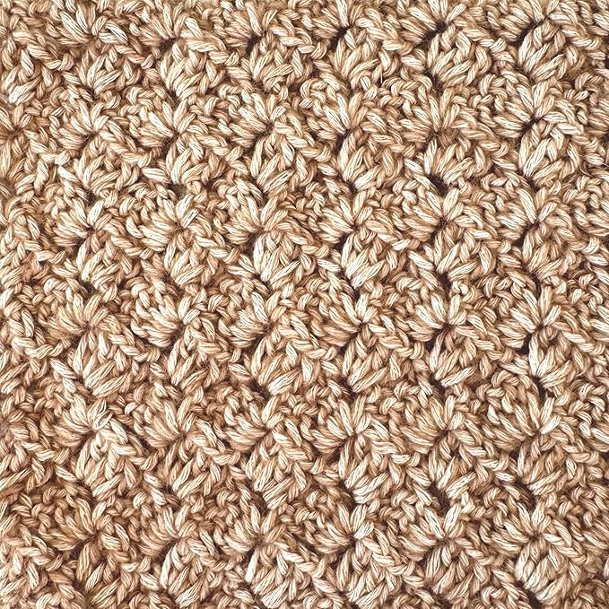 Cotton to The Core Cotton Yarn for Crocheting, 6-Pack (852 Yds / 300G), Free Patterns, Beginners Friendly - Soft Baby Yarn for Knitting - 3 DK Light Worsted Weight - Mocha Brown