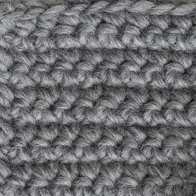 Patons Classic Wool Gray Flannel Yarn - 5 Pack of 3.5oz/100g - Wool - 5 Bulky - 120 Yards - Knitting/Crochet