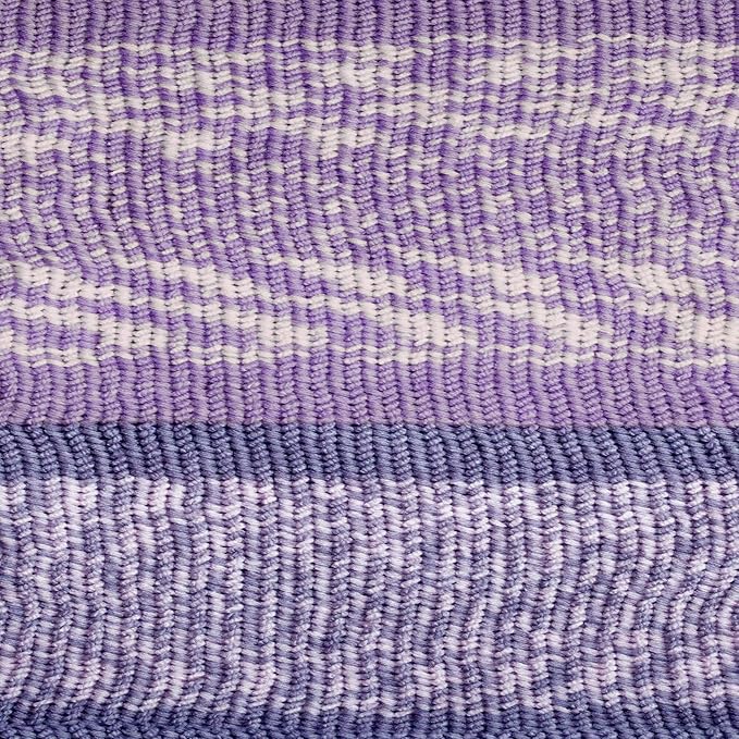 Lion Brand Yarn Wool Ease Fair Isle, Yarn for Knitting, Thistle/Orchid, 3 Pack