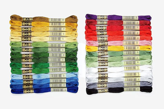 DMC Embroidery Floss Pack - Holiday Decor - 8.7 Yards - 30 skeins