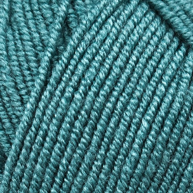 Estako Star-Worsted Yarn - 75% Acrylic 25% Wool - Soft Medium Weight #4-100g (3.52oz) - 170m (186yds) - Crochet & Knitting Yarn (44066 - Aqua Green)