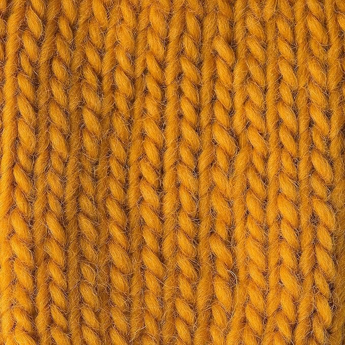 Patons Classic Wool Yellow Yarn - 5 Pack of 3.5oz/100g - Wool - 5 Bulky - 120 Yards - Knitting/Crochet