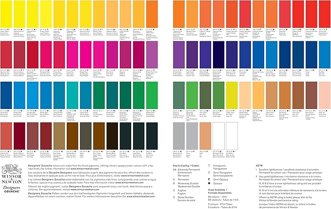 Winsor & Newton Designer's Gouache, 14 ml (0.47oz) tube, Naples Yellow Deep
