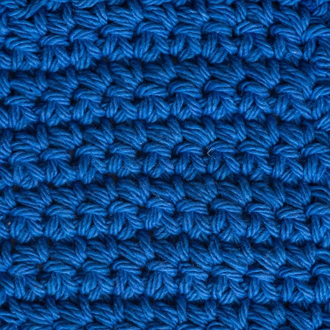 Lily Sugar 'N Cream The Original Solid Yarn, 2.5oz, Medium 4 Gauge, 100% Cotton - Blue - Machine Wash & Dry