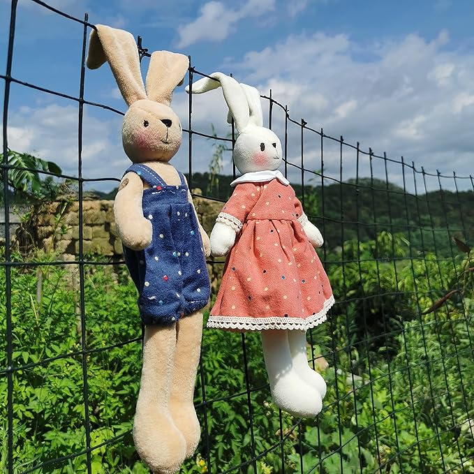 DIY Bunny Sewing Craft Kit for Adults – Handmade Fabric Sewing Project – Complete Materials & Instructions
