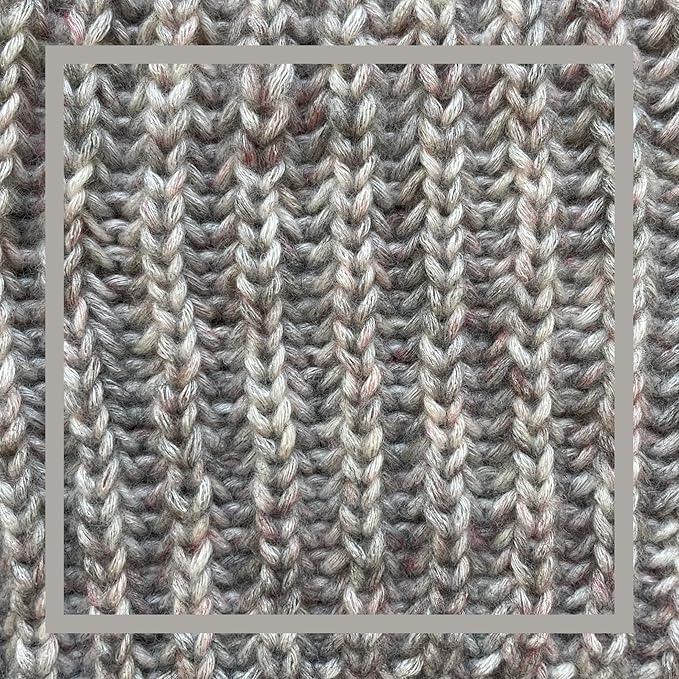 Cotton to The Core Worsted Weight Yarn for Crocheting, 3-Pack (654Yds / 300G), Free Patterns, Beginners Friendly - Soft Cotton Yarn for Knitting - #4 Medium Worsted Weight - Light Gray
