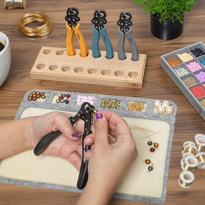 The Beadsmith Original Left-Handed One Step Looper – Create and Trim Consistent 1.5 mm Loops for Jewelry Making, Use With 24-18g Craft Wire (Patented)