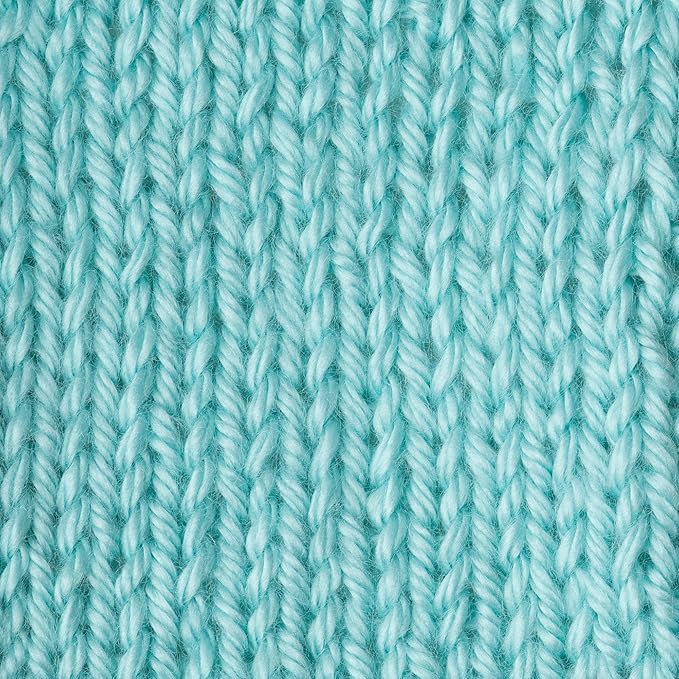 Caron Simply Soft Solids Yarn, 6oz, Gauge 4 Medium, 100% acrylic - Robins Egg - Machine Wash & Dry