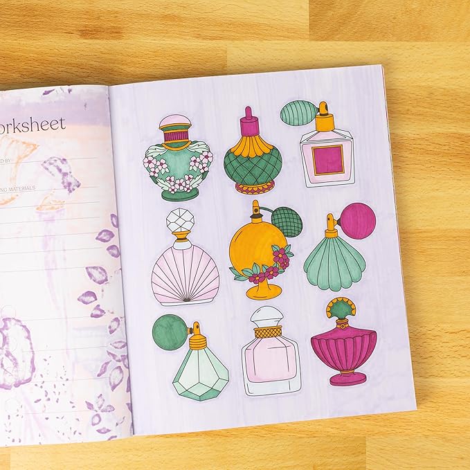 Regency Era Coloring Book, 8.5x10 inches, 40 Coloring Pages by Elyse Breanne Design