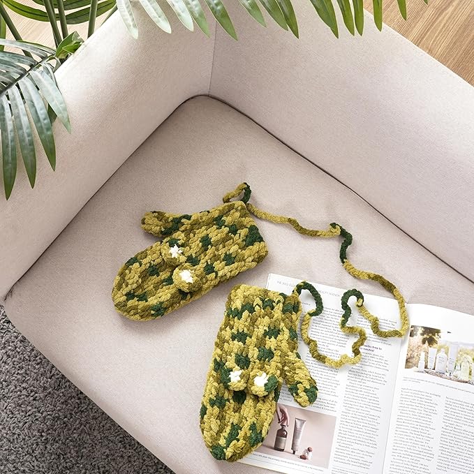 Crafted By Catherine Blanket Multi Yarn - 2 Pack (213 Yards Each Skein), Camouflage Multi, Gauge 6 Super Bulky