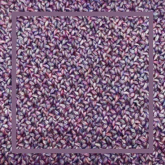 Cotton to The Core Worsted Weight Yarn for Crocheting, 3-Pack (654Yds / 300G), Free Patterns, Beginners Friendly - Soft Cotton Yarn for Knitting - #4 Medium Worsted Weight - Grape Purple