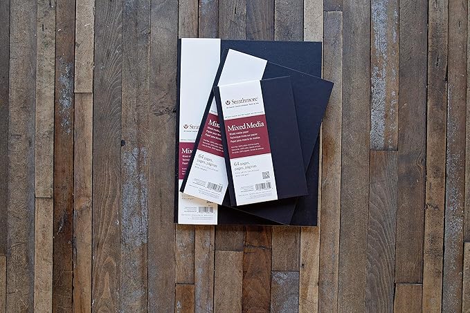 Strathmore Paper (566-5 500 Series Hardbound Mixed Media Art Journal, 5.5"x8.5", 32 Sheets