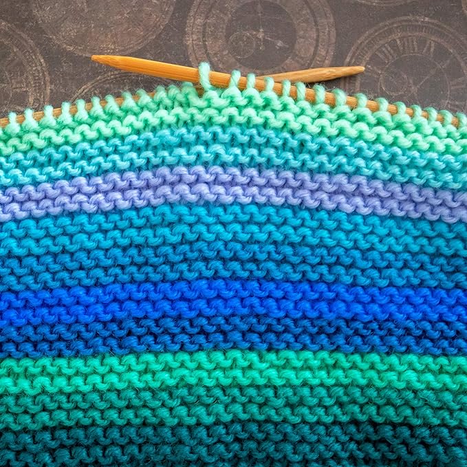 Studio Sam Acrylic Yarn Set. Ten Large 50g Skeins. Total 1030 Yards. for All Knitting, Crochet and Craft Projects. Blue and Green (Sea Glass Collection)