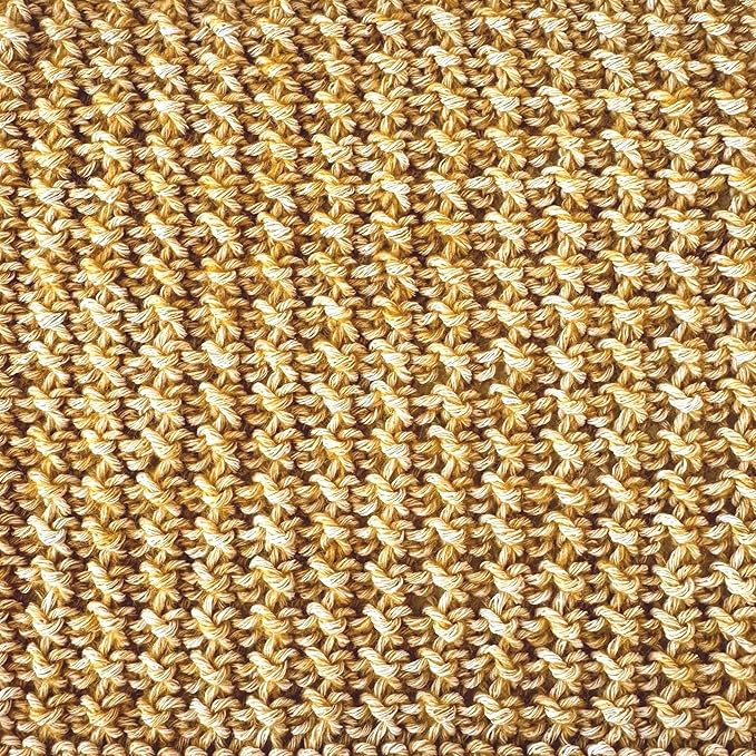 Cotton to The Core Cotton Yarn for Crocheting, 6-Pack (852 Yds / 300G), Free Patterns, Beginners Friendly - Soft Baby Yarn for Knitting - 3 DK Light Worsted Weight - Camel Brown
