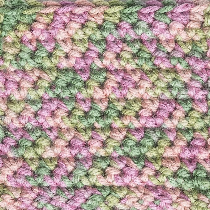 Caron Simply Soft Paints Yarn Medium Worsted Gauge 100% Acrylic - 5 oz - Paints Rose Garden - Machine Wash & Dry