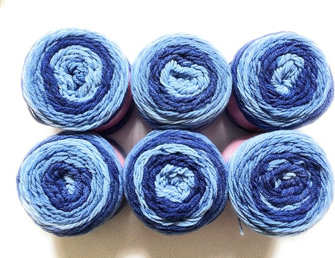 Premier Yarns Sweet Roll Yarn, 6-Pack (Blueberry Swirl)