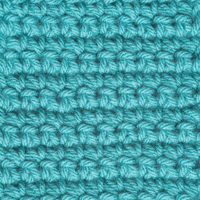Caron One Pound Solids Yarn, 16oz, Gauge 4 Medium, 100% Acrylic - Aqua- For Crochet, Knitting & Crafting ( 1 Piece )