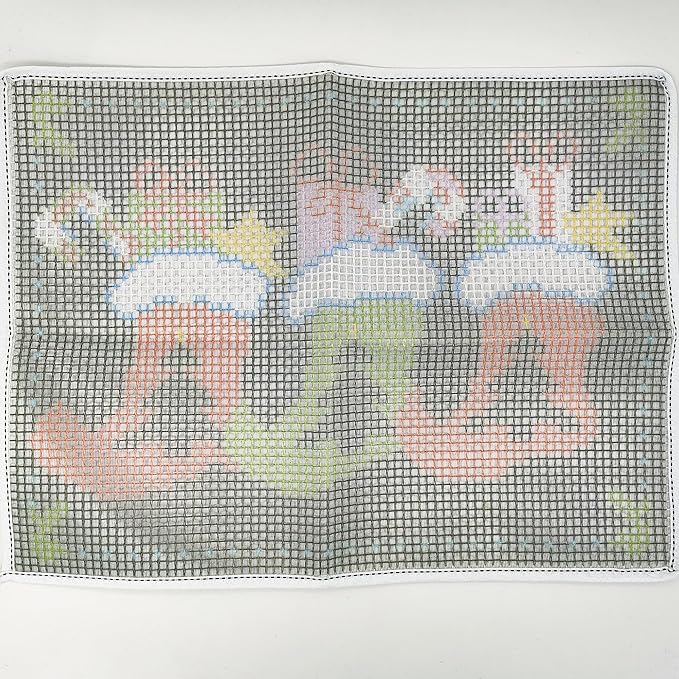 Howie's Latch Hook Kits for Adults, DIY Christmas Latch Hook Kit Rug Crochet Yarn, Color Preprinted Pattern Embroidery Decoration(Christmas Stocking Gift, 20.47 x 14.96 inch)