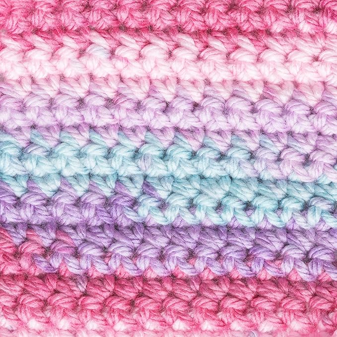 Caron Simply Soft Yarn (4) Medium Worsted Gauge 100% Acrylic - 5oz - Times Square - Machine Wash & Dry