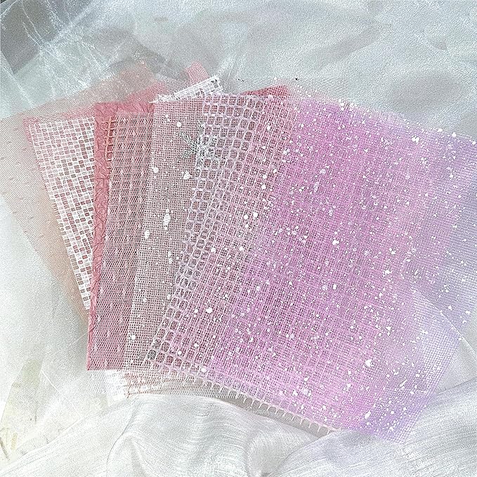 30Pcs Handmade Textured Scrapbook Paper&Mesh Fabric set - Unique A5 sheet Craft Mulberry Special Rice Paper Mix for Scrapbooking Junk Journaling Supplies Card Collage DIY Materials, 5.8x8.2 inches