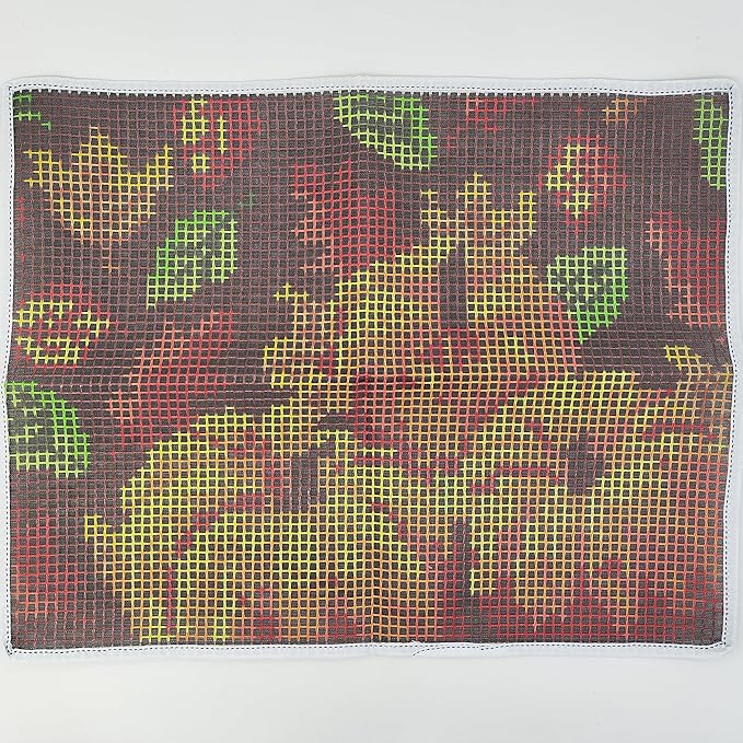 Howie's Latch Hook Kits for Adults, DIY Halloween Latch Hook Kit Rug Crochet Yarn, Color Preprinted Pattern Embroidery Decoration(Halloween Pumpkin, 19.69 x 14.96 inch)