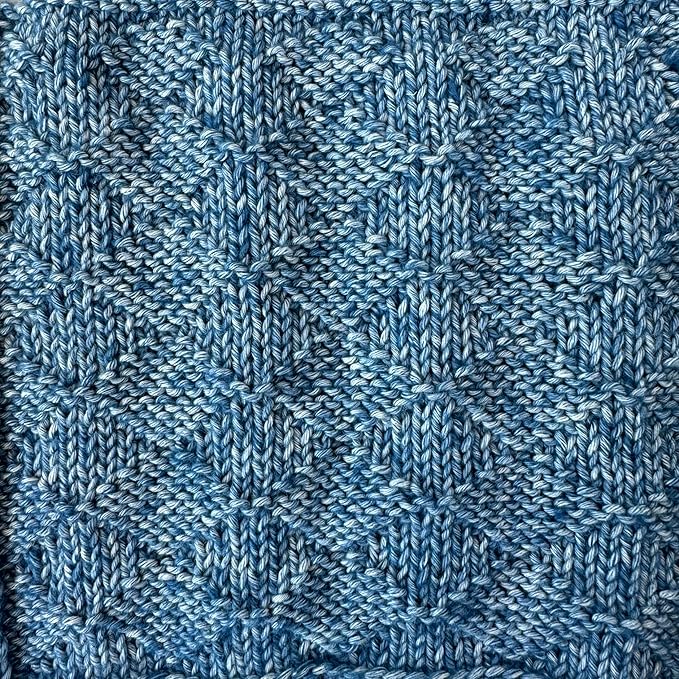 Cotton to The Core Cotton Yarn for Crocheting, 6-Pack (852 Yds / 300G), Free Patterns, Beginners Friendly - Soft Baby Yarn for Knitting - 3 DK Light Worsted Weight - Jean Blue