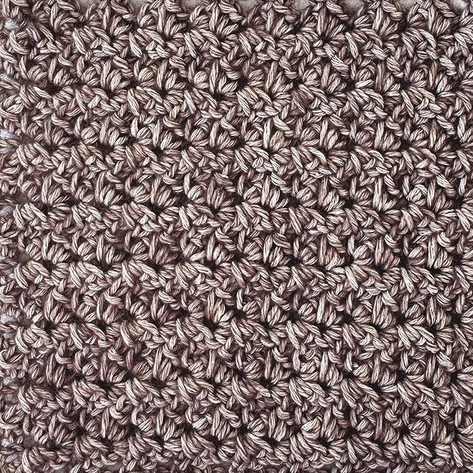 Cotton to The Core Cotton Yarn for Crocheting, 6-Pack (852 Yds / 300G), Free Patterns, Beginners Friendly - Soft Baby Yarn for Knitting - 3 DK Light Worsted Weight - Chocolate Brown