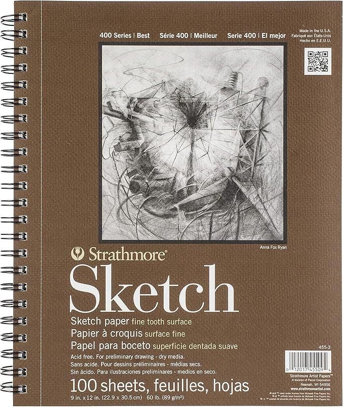 Strathmore Series 400 Sketch Pads 9 in. x 12 in. 100 Sheets