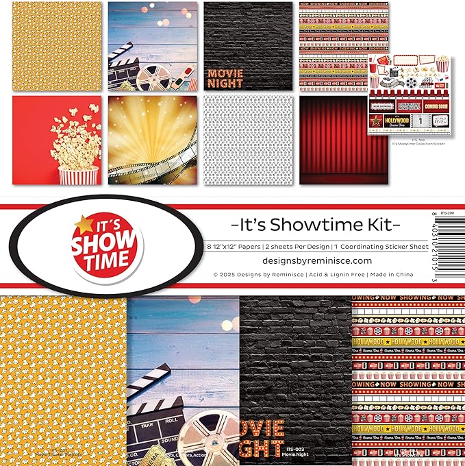 Reminisce ITS Showtime Scrapbook Collection KIT
